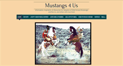 Desktop Screenshot of mustangs4us.com