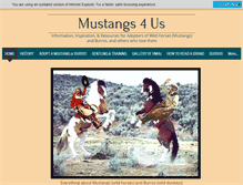 Tablet Screenshot of mustangs4us.com